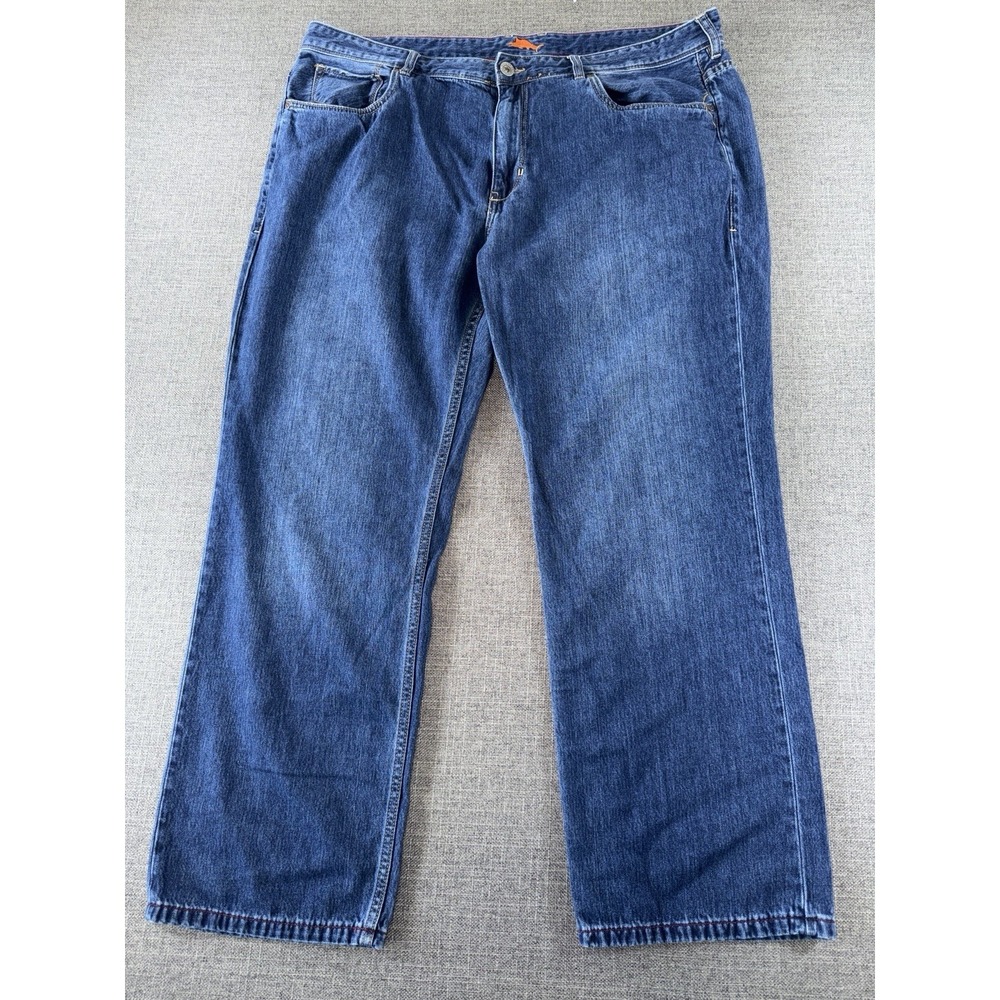 Tommy Bahama Relaxed Men's Jeans 42x30 Dark Wash Straight Leg Denim Pants
